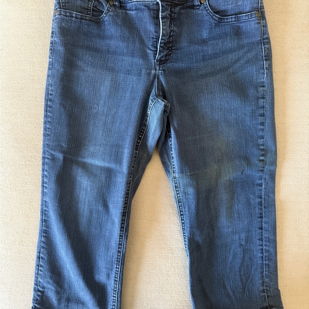 Soho Blue Ankle Cropped Jeans